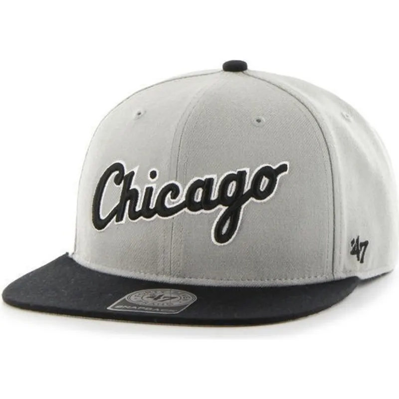 mutzen-flach-grau-snapback-de-letras-der-chicago-white-sox-mlb-von-47-brand