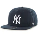 mutzen-flach-marineblau-snapback-der-new-york-yankees-mlb-von-47-brand