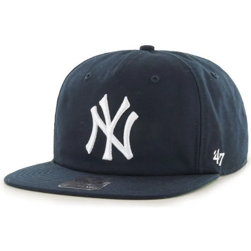 mutzen-flach-marineblau-snapback-der-new-york-yankees-mlb-von-47-brand
