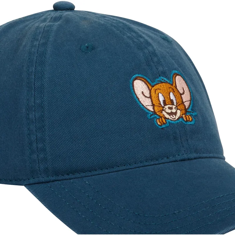 blaue-verstellbare-curved-cap-jerry-mou-looney-tunes-von-capslab