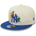 new-era-new-york-yankees-mlb-9fifty-floral-snapback-kappe-in-weiss-und-blau