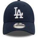 verstellbare-9forty-kappe-aus-marineblauem-leinen-der-los-angeles-dodgers-mlb-von-new-era