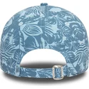 new-era-new-york-yankees-mlb-9forty-summer-all-over-print-verstellbare-blaue-kappe-mit-gebogenem-schirm