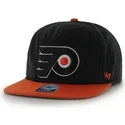 mutzen-flach-schwarz-snapback-der-philadelphia-flyers-nhl-von-47-brand