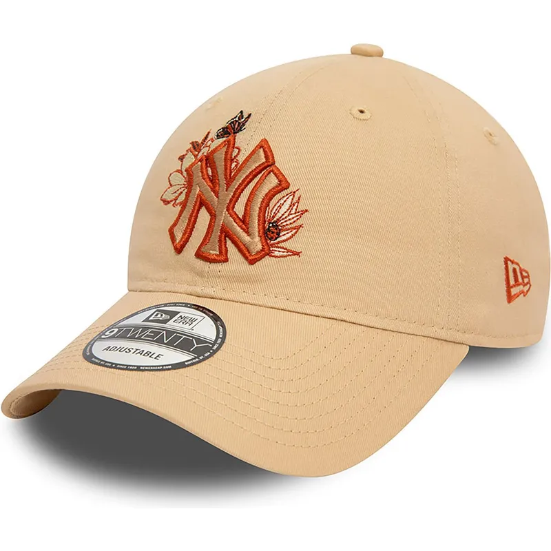mutzen-gebogen-braun-verstellbares-band-9twenty-floral-der-new-york-yankees-mlb-von-new-era mutzen-gebogen-braun-verstellbares-band-9twenty-floral-der-new-york-yankees-mlb-von-new-era