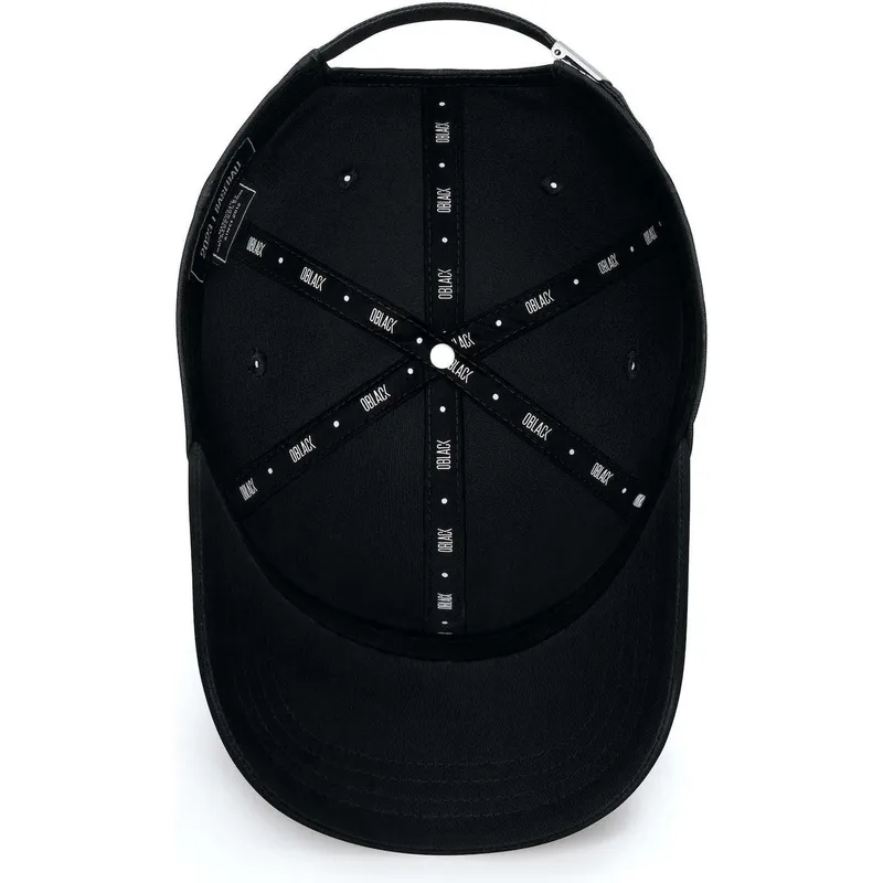 schwarze-verstellbare-curved-cap-baseball-peach-von-oblack