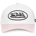 weisse-und-rosa-trucker-kappe-shiny-p-von-von-dutch