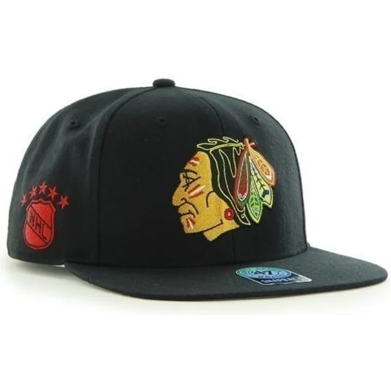 mutzen-flach-schwarz-snapback-der-chicago-blackhawks-nhl-von-47-brand