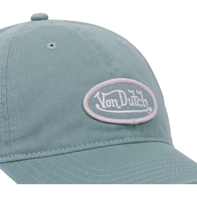 hellblaue-verstellbare-curved-cap-log-lgr-von-von-dutch