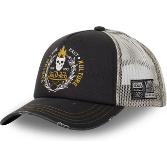 von-dutch-crew13-schwarz-graue-trucker-kappe