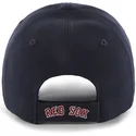 47-brand-mlb-boston-red-sox-clean-up-kappe-mit-gebogenem-schirm-in-marineblau-und-rotem-logo