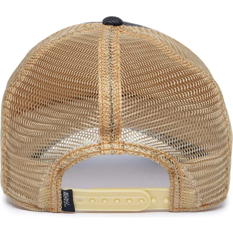 trucker-cap-schwarz-und-beige-pferd-stallion-model-no-5741110n-rodeo-the-farm-von-goorin-bros