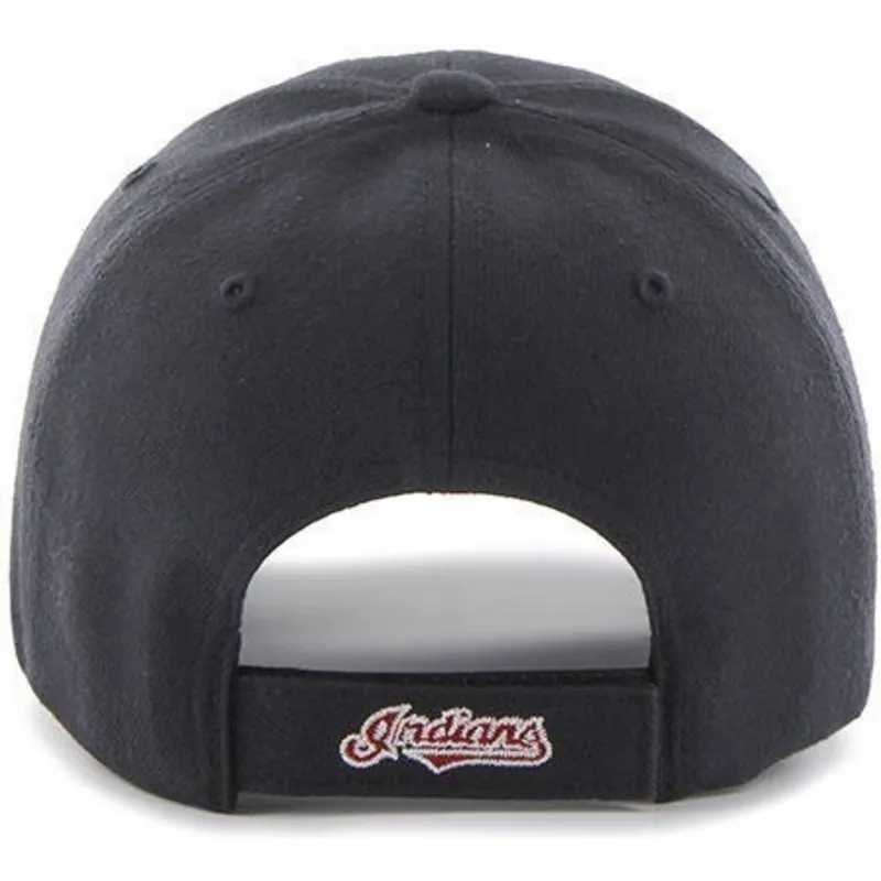 mutzen-gebogen-marineblau-verstellbares-band-der-cleveland-indians-mlb-von-47-brand