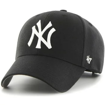 47 Brand Curved Brim New York Yankees MLB Cap schwarz