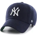 mutzen-gebogen-marineblau-verstellbares-band-cinta-de-piel-der-new-york-yankees-mlb-von-47-brand
