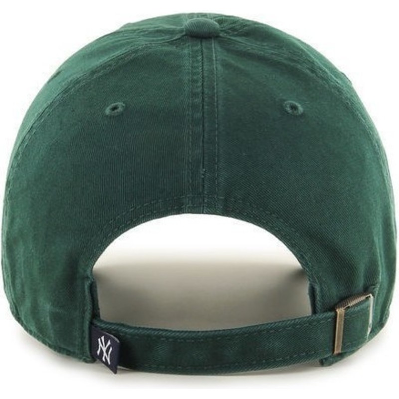 47-brand-curved-brim-mit-grunem-logo-new-york-yankees-mlb-clean-up-cap-grun