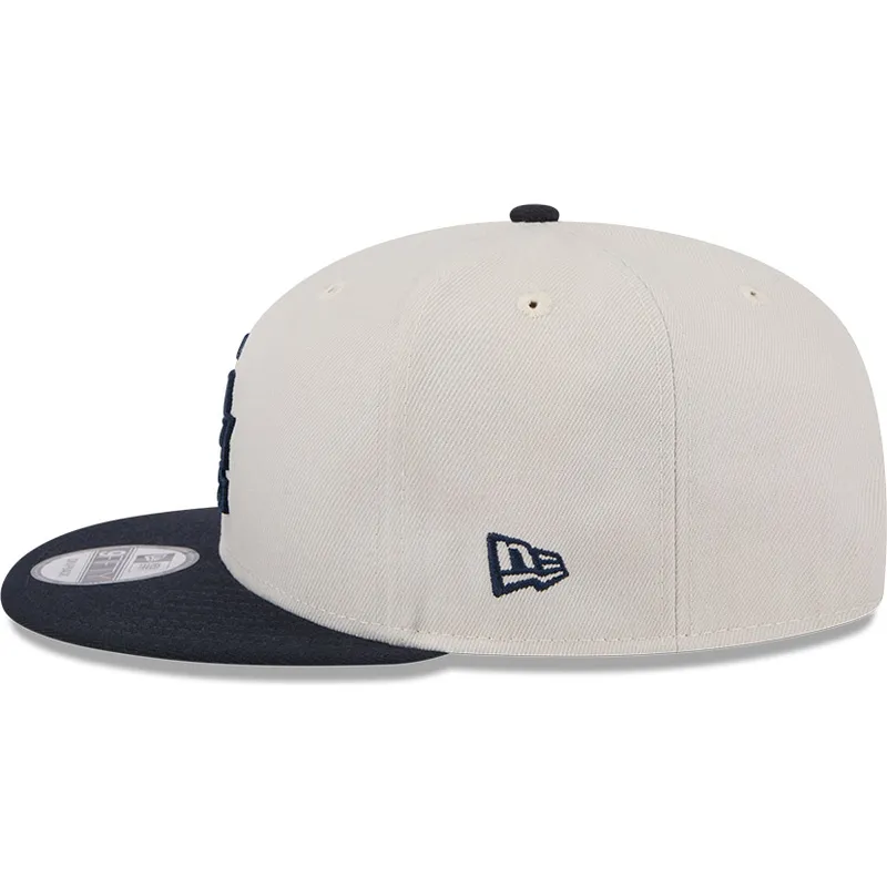 beige-und-marineblaue-flache-snapback-kappe-9fifty-4th-of-july-der-los-angeles-dodgers-mlb-von-new-era