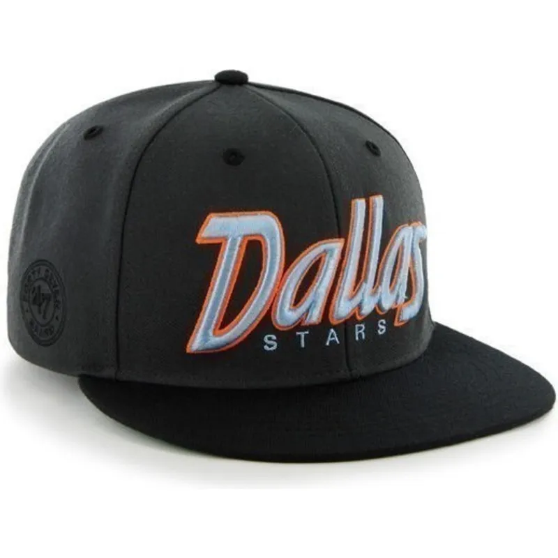 mutzen-flach-schwarz-snapback-de-letras-der-dallas-stars-nhl-von-47-brand