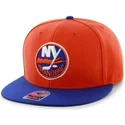 47-brand-new-york-islanders-nhl-snapback-kappe-in-orange-und-blau