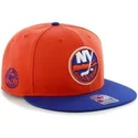 mutzen-flach-orange-snapback-der-new-york-islanders-nhl-von-47-brand