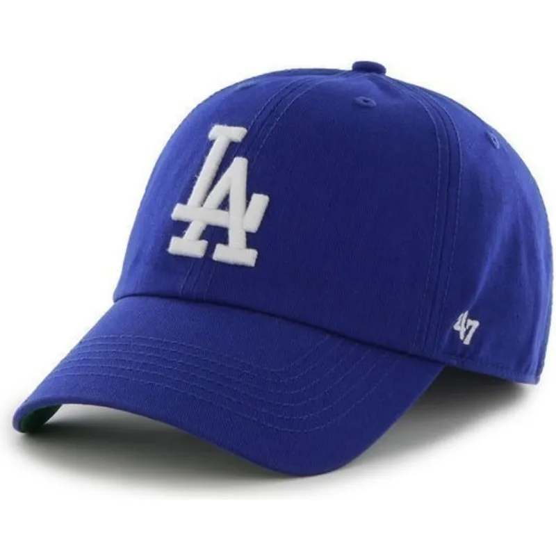 mutzen-gebogen-blau-verstellbares-band-der-los-angeles-dodgers-mlb-von-47-brand