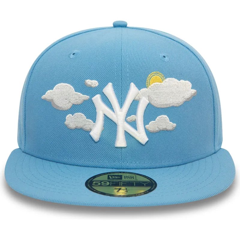 mutzen-flach-blau-angepasst-59fifty-cloud-der-new-york-yankees-mlb-von-new-era