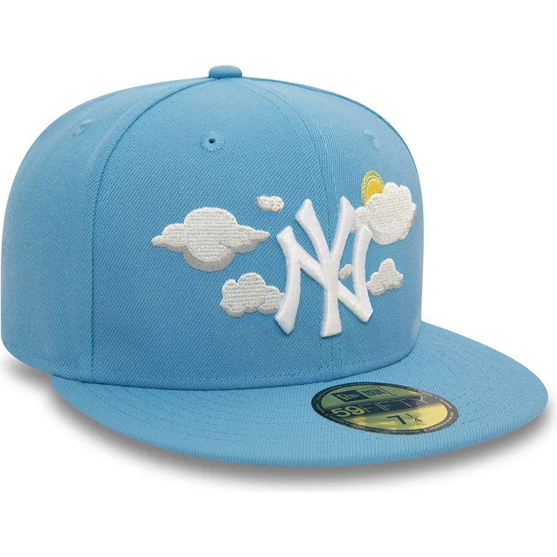 mutzen-flach-blau-angepasst-59fifty-cloud-der-new-york-yankees-mlb-von-new-era