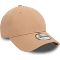 beige-verstellbare-curved-cap-9forty-essential-von-new-era