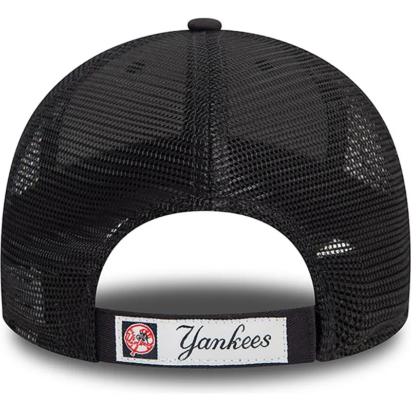 schwarze-verstellbare-9forty-mini-homefield-trucker-cap-der-new-york-yankees-mlb-von-new-era