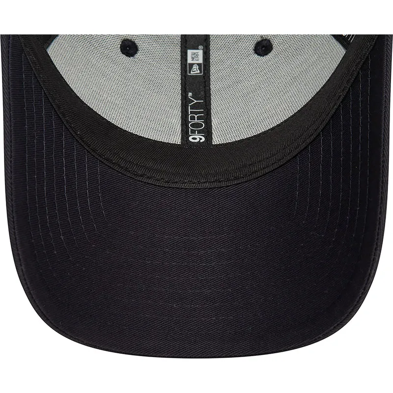 schwarze-verstellbare-9forty-mini-homefield-trucker-cap-der-new-york-yankees-mlb-von-new-era