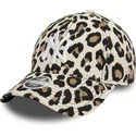 mutzen-gebogen-leopard-verstellbares-band-9forty-der-new-york-yankees-mlb-von-new-era