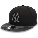 new-era-mlb-new-york-yankees-9fifty-contrast-snapback-kappe-fur-kinder-schwarz-mit-grauem-logo
