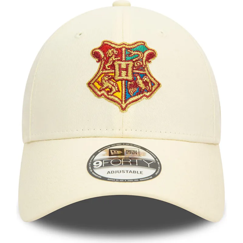 mutzen-gebogen-beige-verstellbares-band-9forty-der-hogwarts-harry-potter-von-new-era