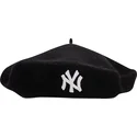 schwarzes-damen-barett-wool-beret-der-new-york-yankees-mlb-von-new-era