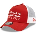 rote-und-weisse-a-frame-seasonal-trucker-kappe-von-red-bull-racing-formula-1-von-new-era