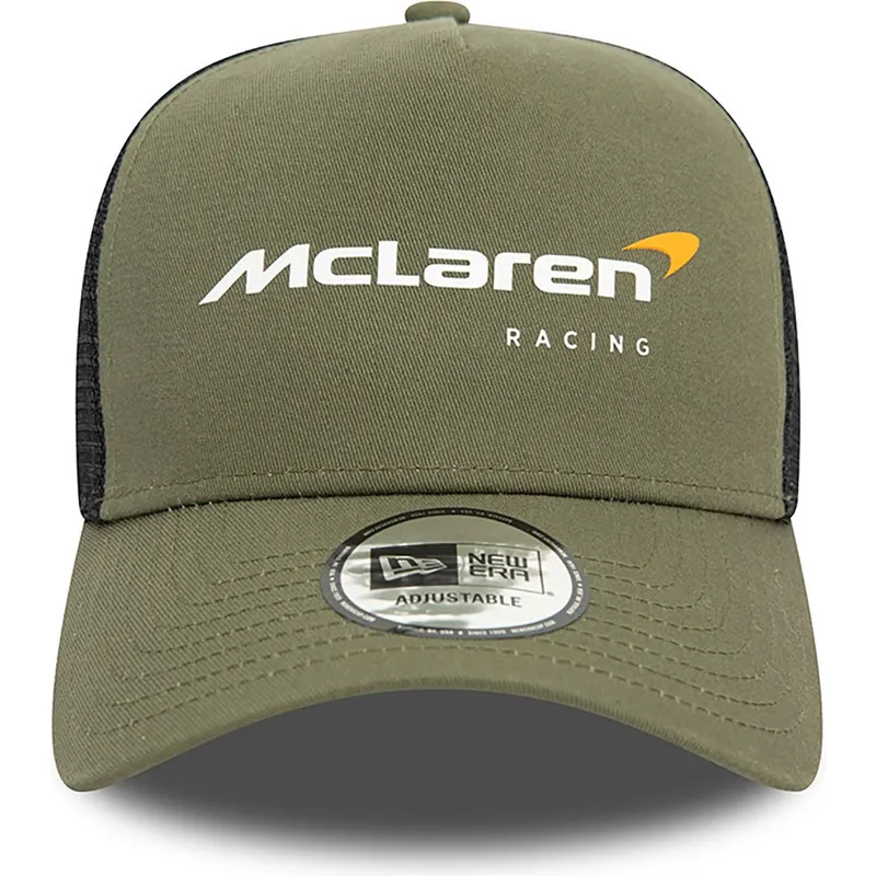 grune-und-schwarze-trucker-kappe-a-frame-seasonal-von-mclaren-racing-formula-1-von-new-era