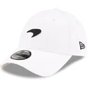 9forty-seasonal-verstellbare-weisse-kappe-mit-gebogenem-schirm-von-mclaren-racing-formula-1-von-new-era