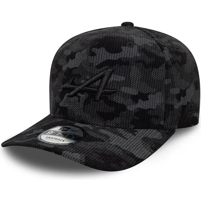 Alpine Kappe, New Era, Team, 9FORTY, Kinder, Schwarz, 2023
