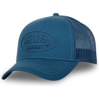 Von Dutch blaue Trucker-Kappe LOG04