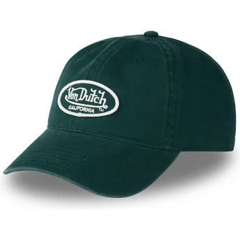 Von Dutch Curved Brim LOG FOR Green Adjustable Cap