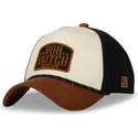 braune-und-schwarze-gebogene-snapback-kappe-vint01-von-von-dutch