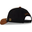 von-dutch-vint01-braune-und-schwarze-snapback-cap-mit-gebogenem-schirm