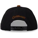 von-dutch-vint01-braune-und-schwarze-snapback-cap-mit-gebogenem-schirm