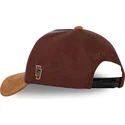 von-dutch-vint03-schwarze-und-braune-snapback-kappe-mit-gebogenem-schirm
