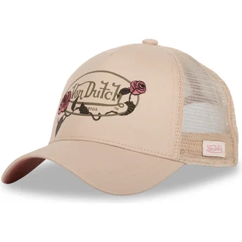 Von Dutch LOR Beige Trucker Hat