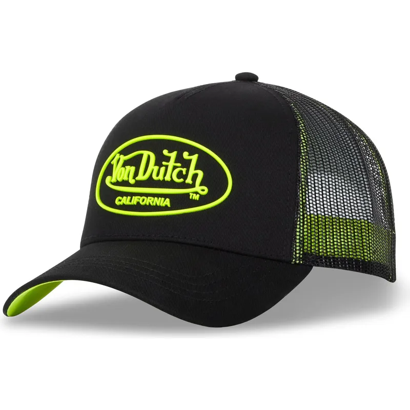 von-dutch-dom-y-black-and-yellow-trucker-hat