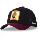 schwarze-und-weinrote-trucker-kappe-marvin-der-marsmensch-loo10-vmar-looney-tunes-von-capslab