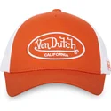 von-dutch-lof-b17-orange-and-white-adjustable-trucker-hat