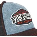 von-dutch-lea02-blaue-und-schwarze-trucker-kappe
