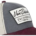 trucker-cap-grau-und-weinrot-lea04-von-von-dutch